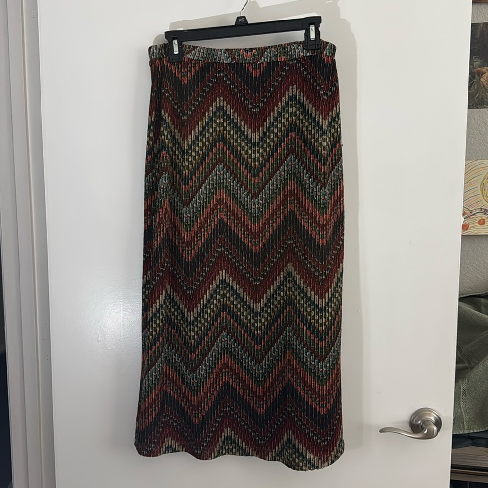 Violet B long skirt L multi color